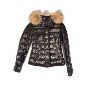 MONCLER ARMOISE SHORT DOWN JACKET BLK PUFFER